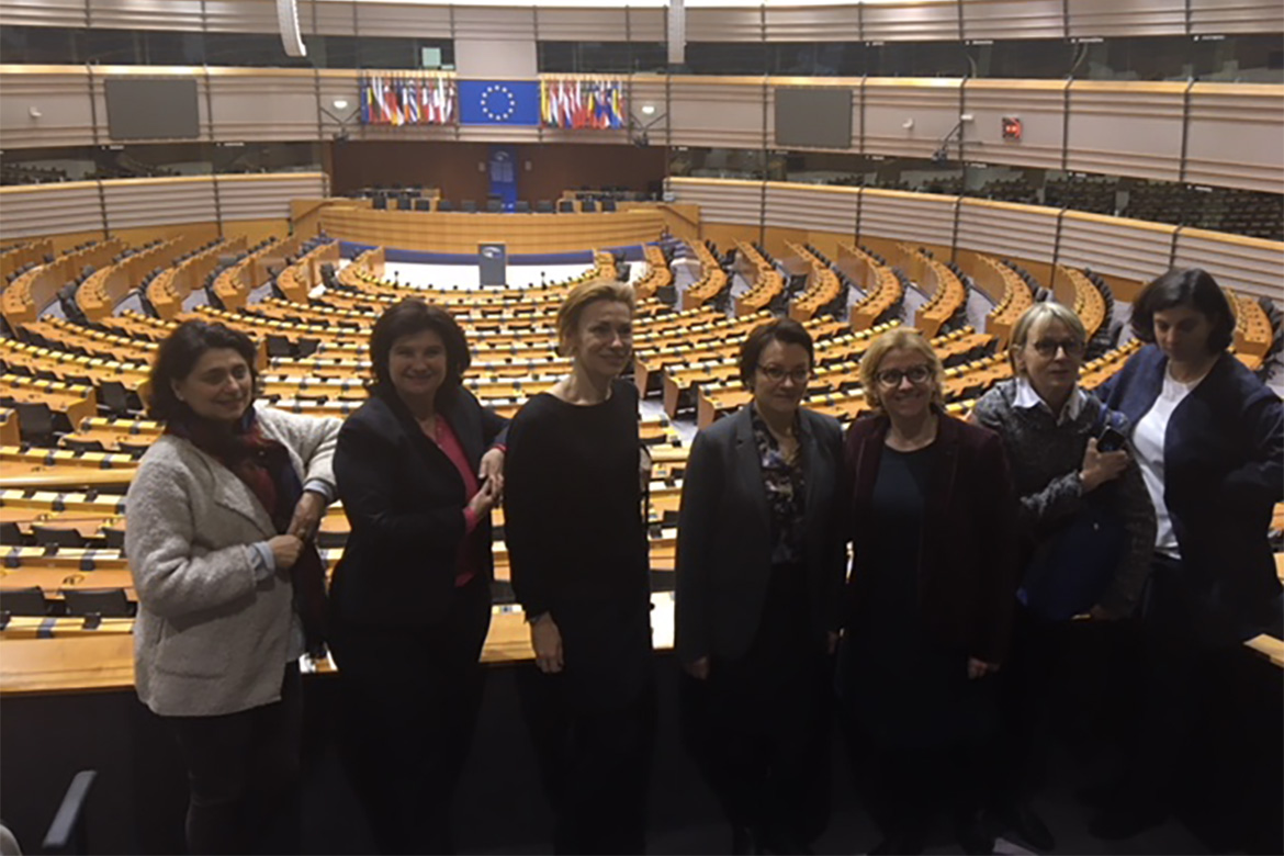 Déplacement de l’EAF 75 au Parlement Européen