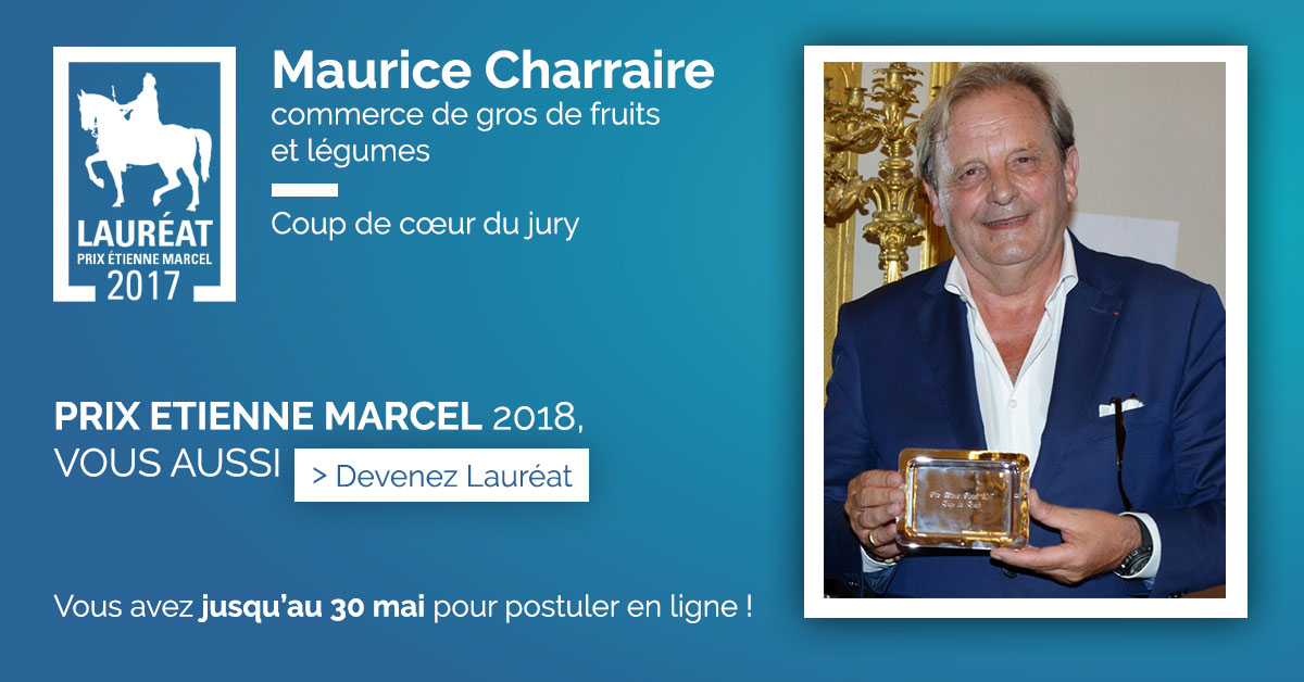 Lauréat Prix Etienne Marcel 2017 - Maurice Charraire