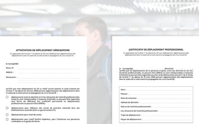 #COVID19 | Retrouvez les attestations à télécharger pour justifier vos déplacements