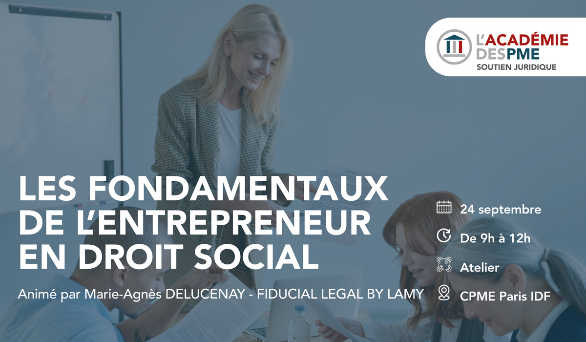 Les fondamentaux de l’entrepreneur en droit social