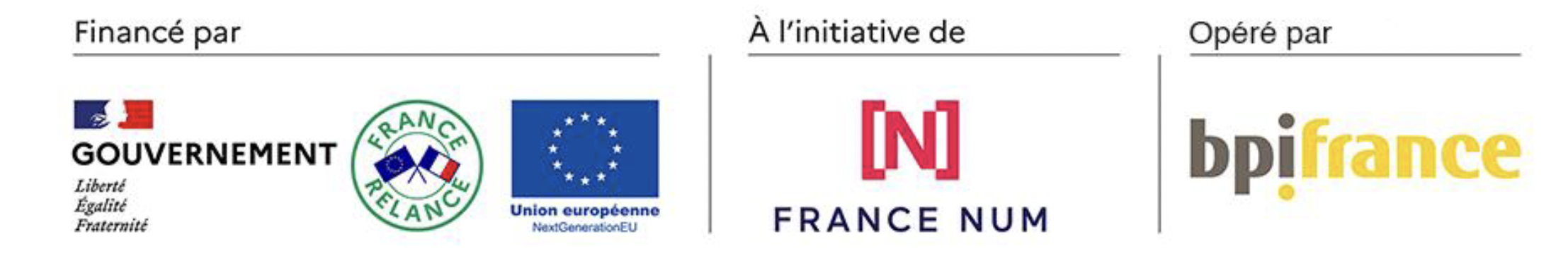 Etat, France Relance, France Num - Financeurs du Programme Académie Digitale des PME