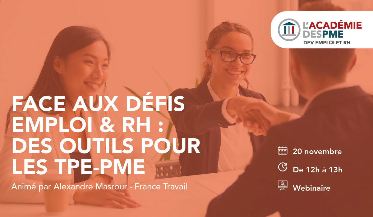 Face aux défis emploi & RH : des outils pour les TPE-PME