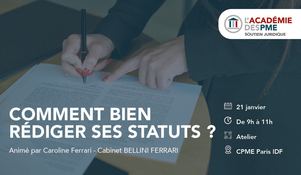 Comment bien rédiger ses statuts ?